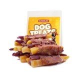 KUADELRO Duck Wrapped Double Sweet Potato Dog Treats, High Protein Duck Jerky Dog Treats Low Fat Dog Training Treats for Dog Snacks Soft Healthy Dog Chews for Small Medium Large Dogs 10.54oz