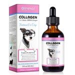 Collagen for Dogs, Liquid Collagen for Dogs Joint Supplements, Helps Aid Hip & Joint Care for Dogs - Improves Mobility Skin and Coat Health, Dog Digestive Aid Bacon Flavor 2 Fl Oz