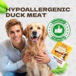 KUADELRO Duck Wrapped Double Sweet Potato Dog Treats, High Protein Duck Jerky Dog Treats Low Fat Dog Training Treats for Dog Snacks Soft Healthy Dog Chews for Small Medium Large Dogs 10.54oz