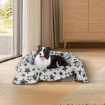 Nobleza Waterproof Dog Cat Blanket, 3PCS Warm Soft Pet Blanket Set for Sofa Bed Indoor Sleep Furniture Protector Outdoor Car, Puppy Winter Blanket for Large Medium Small Pet, Reversible Sherpa Fleece
