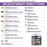 Hip and Joint Supplement Dogs with Glucosamine for Dogs + Chondroitin, Turmeric, Hyaluronic Acid, MSM, Salmon Oil, Collagen, Vitamin C, Omega 3 Senior Dog Supplements Beef Flavor By Clean Pets - 1Pack