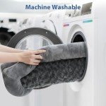 Washable Dog Beds for Medium Sized Dog, Soft Dog Bed Mat Cozy Plush, Dog Sofa Couch with L-Shaped Bolster, Big Pet Bed with Non-Skid Bottom 36x27 inch