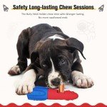 Bully Stick Holder for Dogs - Durable Safety Chew Holder for Bone Chew and Treat Holder Cute Rocket Shap Bully Stick Holder for Small Medium and Large Dogs, Safe for Dog Enjoy Chewing Time