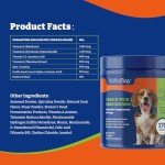 YoYoBay Flea and Tick Prevention for Dogs Chewable - 170 Soft Chews, Duck & Pear Flavor - Dog Flea and Tick Treatment Chewable, Natural Defense- Dog Immune Support Supplement