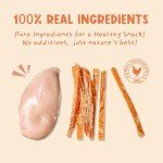 BAYPIE Chicken Jerky Dog Treats,Single Ingredient High Protein Dried Dog Chicken Strips,Best Chews for Training Small & Large Dogs,100% Chicken Breast Dogs Treats,10 oz