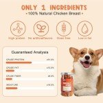 BAYPIE Chicken Jerky Dog Treats,Single Ingredient High Protein Dried Dog Chicken Strips,Best Chews for Training Small & Large Dogs,100% Chicken Breast Dogs Treats,10 oz