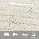 Tcksstex Waterproof and Anti-Slip Dog Bed Cover and Pet Blanket Sofa Pet Bed Mat ，car Incontinence Mattress Protectors Furniture Couch Cover for Most Cats Dogs, Pets（52x82-Ivory）