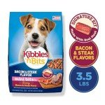 Kibbles 'n Bits Mini Bits Small Breed Savory Bacon & Steak Flavor Dry Dog Food, 3.5 lb. Bag