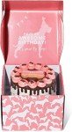 Thoughtfully Pets, Girl Dog Birthday Cookie Cake, Ginger Flavored Happy Cake for Dogs is a Pink 6 Inch Round Solid Biscuit Decorated as with Frosting and Sprinkles