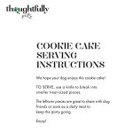 Thoughtfully Pets, Girl Dog Birthday Cookie Cake, Ginger Flavored Happy Cake for Dogs is a Pink 6 Inch Round Solid Biscuit Decorated as with Frosting and Sprinkles