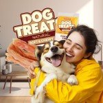 KUADELRO Chicken Jerky Dog Treats，Real Chicken Strips Dog Chews Dog Training Treats for Dog Snacks Healthy Dog Treats for Small Medium Large Dogs 10.54oz