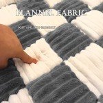 AMTARP Dog Couch Cover Protector, Dog Couch Coves for Sofa, Couch Cushion for Dogs Washable, Pet Mat Bed Couch Covers for Large Dogs (27.5 x 70.86 inch, Blue - Gray)