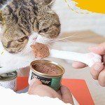 CUITIBI Small Spoon For Short Can, Cat Food Spoon, Wet Food Spoon For Dog Or Cat, Open Can With Spoon, Manual Can Opener(Gray Spoon)