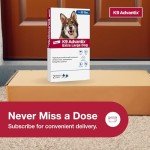 K9 Advantix Flea, Tick & Mosquito Prevention for Dogs Over 55 lbs. | Flea Drops for Extra Large Dogs | Apply Monthly | 2 Treatments