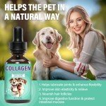 Collagen for Dogs, Liquid Collagen for Dogs & Cats, Relieve Itching, Joint Support Supplement for Canine, Supports Digestive System Health, 2 fl oz