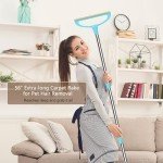 AIZAL Carpet Rake for Pet Hair Removal, Pet Hair Removal Tool Set of 2, 56” Long Handle Carpet Pet Hair Removal Carpet Scraper Dog Cat Hair Remover for Sofa, Couch, Car, Rug,Stairs
