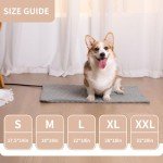 Garnpet 28x18 Inch Pet Heating Pad, Heated Dog Bed Indoor, Heated Cat Bed with Steel-Wrapped Cord, 25-Level Timer & 11-Level Adjustable Temperature