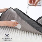 INVENHO Orthopedic Dog Beds Large Sized Dog, XL Washable Dog Sofa Bed Large, Egg-Crate Foam Dog Couch Bed with Washable Removable Cover, Waterproof Lining and Nonskid Bottom