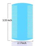 SKYPIA 4 Packs Multi-Purpose Grooming Comb - Fine Tooth for Removing Fleas, Ticks, Lice, and Dandruff from Dogs, Cats, Puppies, and Kittens