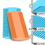 SKYPIA 4 Packs Multi-Purpose Grooming Comb - Fine Tooth for Removing Fleas, Ticks, Lice, and Dandruff from Dogs, Cats, Puppies, and Kittens