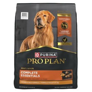 Purina Pro Plan Complete Essentials Shredded Blend Chicken and Rice Dog Food Dry Formula with Probiotics for Dogs - 15 lb.