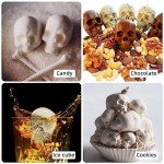 2 Pcs Gummy Skull Candy Molds Silicone 140 Cavity Skull Silicone Mold for Chocolate, Fondant, Candy, Biscuits, Cookie, Jelly and Dog Training Commands Concept