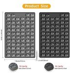 2 Pcs Gummy Skull Candy Molds Silicone 140 Cavity Skull Silicone Mold for Chocolate, Fondant, Candy, Biscuits, Cookie, Jelly and Dog Training Commands Concept