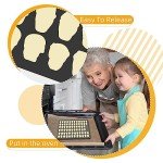 2 Pcs Gummy Skull Candy Molds Silicone 140 Cavity Skull Silicone Mold for Chocolate, Fondant, Candy, Biscuits, Cookie, Jelly and Dog Training Commands Concept