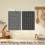 2 Pcs Gummy Skull Candy Molds Silicone 140 Cavity Skull Silicone Mold for Chocolate, Fondant, Candy, Biscuits, Cookie, Jelly and Dog Training Commands Concept