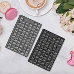 2 Pcs Gummy Skull Candy Molds Silicone 140 Cavity Skull Silicone Mold for Chocolate, Fondant, Candy, Biscuits, Cookie, Jelly and Dog Training Commands Concept