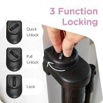 Retractable Baby Gate Perma Child Safety 33" Tall x 71” Wide, Mesh, for Stairs, Doorways, Dogs, Pets, Indoor, Outdoor, One-Handed Operation, Locking, Easy Install, Hardware Mount, Black