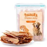 Pawaura Chicken Jerky Dog Treats - Single-Ingredient, 17.6 oz Sealed Box, No Glycerin, No Salt, Preservative-Free, All-Natural, Perfect for Training & Healthy Snacking