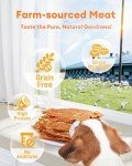 Pawaura Chicken Jerky Dog Treats - Single-Ingredient, 17.6 oz Sealed Box, No Glycerin, No Salt, Preservative-Free, All-Natural, Perfect for Training & Healthy Snacking