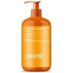 SOCATER Fish Oil for Dogs & Cats, Wild Salmon Oil Omega 3 Support Skin and Shiny Coat, Natural Supplement in Pet Diets, EPA-DHA Fatty Acids Supporting Joint Health, Enhancing Cognitive Function,16oz