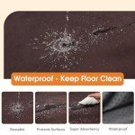 Large Washable Dog Pee Pad for Floor, Reusable Pet Whelping Mat with Fast Absorbency, Non-Slip Puppy Playpen Training Mat for Crate, Sofa, Bed