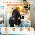 Large Washable Dog Pee Pad for Floor, Reusable Pet Whelping Mat with Fast Absorbency, Non-Slip Puppy Playpen Training Mat for Crate, Sofa, Bed