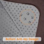 Large Washable Dog Pee Pad for Floor, Reusable Pet Whelping Mat with Fast Absorbency, Non-Slip Puppy Playpen Training Mat for Crate, Sofa, Bed