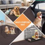 Large Washable Dog Pee Pad for Floor, Reusable Pet Whelping Mat with Fast Absorbency, Non-Slip Puppy Playpen Training Mat for Crate, Sofa, Bed