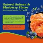 YoYoBay Flea and Tick Prevention for Cats Chewable - 180 Soft Chews, Salmon & Blueberry Flavor - Cats Flea and Tick Treatment Chewable, Natural Defense - Cats Immune Support Supplement