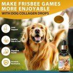 Collagen for Dogs,Liquid Collagen for Dogs Itchy Skin,Safe and Gentle Skin and Coat Supplement for Dogs,with Collagen and Vitamins,Supports Joint and Hair Health and Improves Digestion,60ml