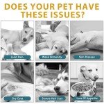 Collagen for Dogs,Liquid Collagen for Dogs Itchy Skin,Safe and Gentle Skin and Coat Supplement for Dogs,with Collagen and Vitamins,Supports Joint and Hair Health and Improves Digestion,60ml