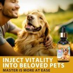 Collagen for Dogs,Liquid Collagen for Dogs Itchy Skin,Safe and Gentle Skin and Coat Supplement for Dogs,with Collagen and Vitamins,Supports Joint and Hair Health and Improves Digestion,60ml