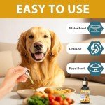 Collagen for Dogs,Liquid Collagen for Dogs Itchy Skin,Safe and Gentle Skin and Coat Supplement for Dogs,with Collagen and Vitamins,Supports Joint and Hair Health and Improves Digestion,60ml