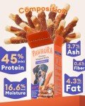 Chicken Wrapped Calcium Bones 14.1 oz, Rawhide Free Dog Chew Treats with Goat Milk, Natural Training Sticks Long Lasting for Small Medium Large Dogs