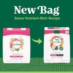 Nutro Ultra Adult Small Breed Dry Dog Food, Chicken, Lamb and Salmon Protein Trio, 12 lb. Bag