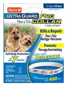 Hartz UltraGuard Pro Reflective Flea & Tick Collar for Dogs and Puppies, 7 Month Flea and Tick Prevention Per Collar, 1 Count