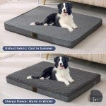 Orthopedic Dog Bed for Small Dogs - Dark Grey