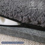 Orthopedic Dog Bed for Small Dogs - Dark Grey