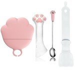 Cute Silicone Can Lids and Spatula for Pets