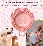 Cute Silicone Can Lids and Spatula for Pets